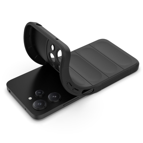 Силиконов калъф Wear-resistant за Xiaomi Redmi 12 4G, Черен