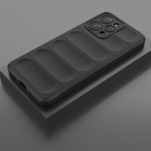 Силиконов калъф Wear-resistant за Xiaomi Redmi 12 4G, Черен