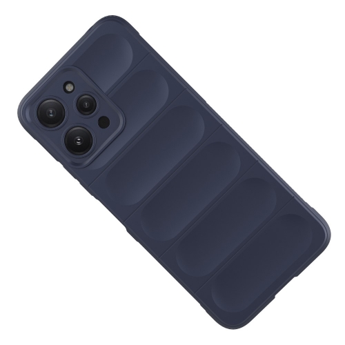 Силиконов калъф Wear-resistant за Xiaomi Redmi 12 4G, Тъмно син