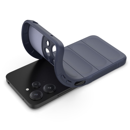 Силиконов калъф Wear-resistant за Xiaomi Redmi 12 4G, Тъмно син