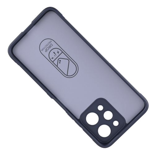Силиконов калъф Wear-resistant за Xiaomi Redmi 12 4G, Тъмно син