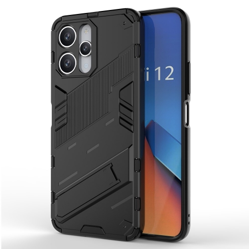 Удароустойчив калъф Shockproof за Xiaomi Redmi 12, Черен