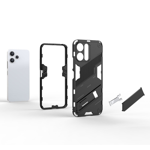 Удароустойчив калъф Shockproof за Xiaomi Redmi 12, Черен