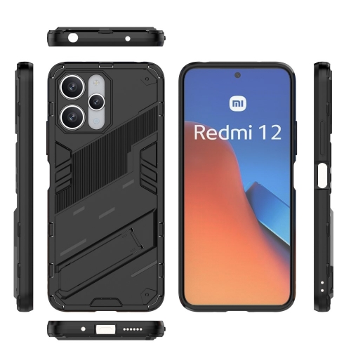 Удароустойчив калъф Shockproof за Xiaomi Redmi 12, Черен