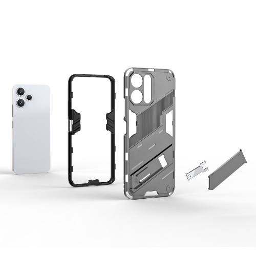 Удароустойчив калъф Shockproof за Xiaomi Redmi 12 4G, Сив