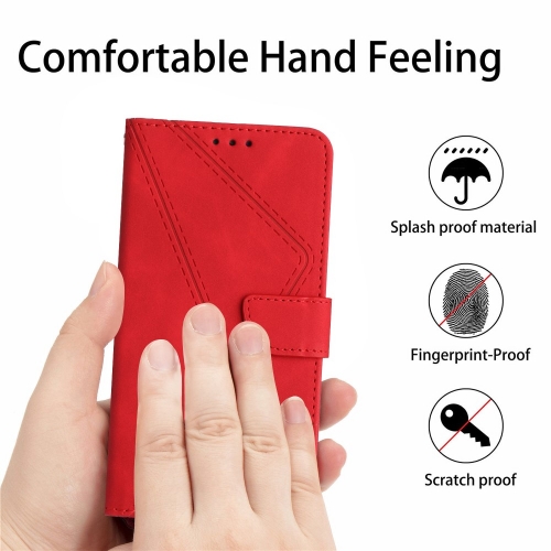Калъф тефтер Wallet за Xiaomi Redmi 12 4G, Червен