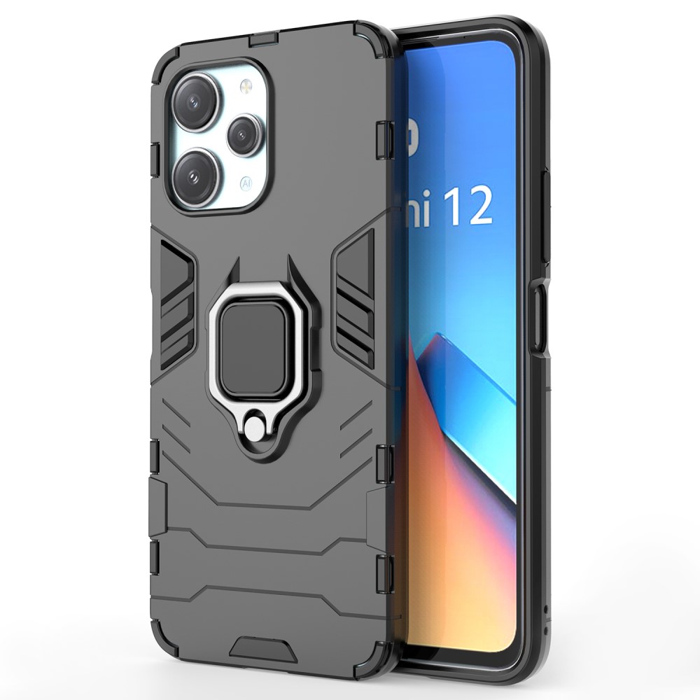 Удароустойчив Калъф Hybrid Cover за Xiaomi Redmi 12, Черен