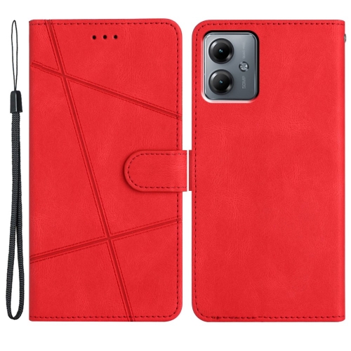 Калъф тефтер Wallet за Motorola Moto G14 4G, Червен