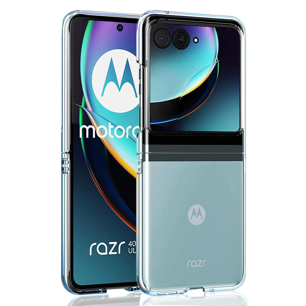 Пластмасов калъф за Motorola Razr 40 Ultra 5G, Прозрачен