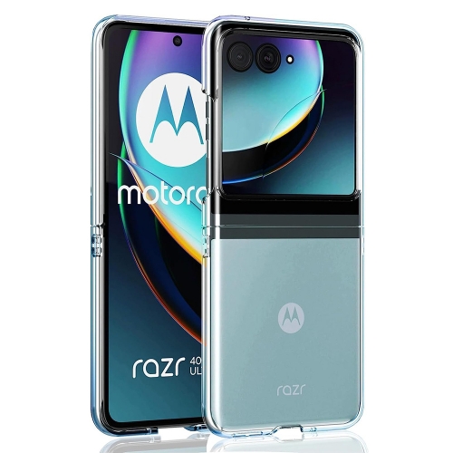 Пластмасов калъф за Motorola Razr 40 Ultra 5G, Прозрачен