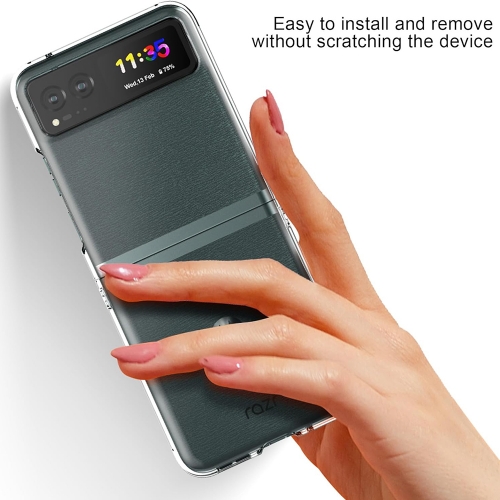 Пластмасов калъф за Motorola Razr 40 5G, Прозрачен