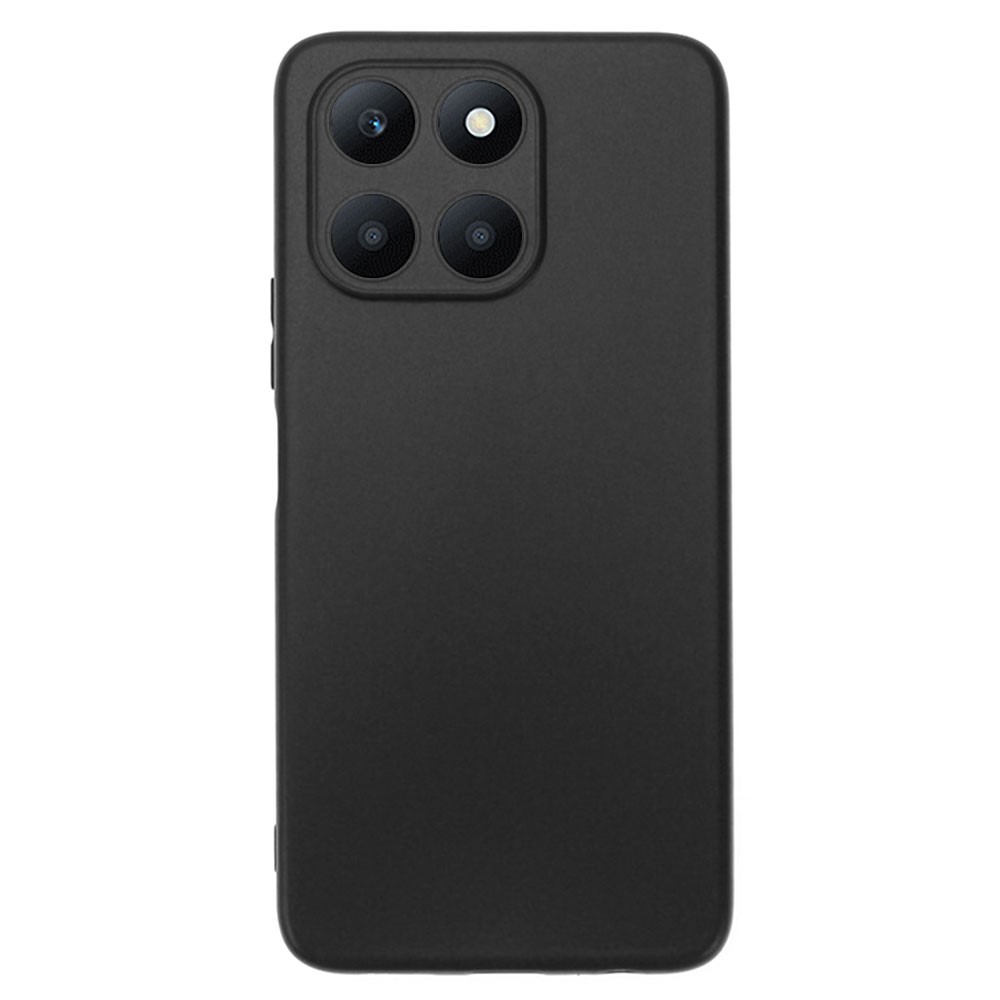 Силиконов калъф Matte за Huawei Honor X6a 4G, Черен