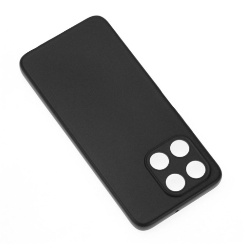 Силиконов калъф Matte за Huawei Honor X6a 4G, Черен