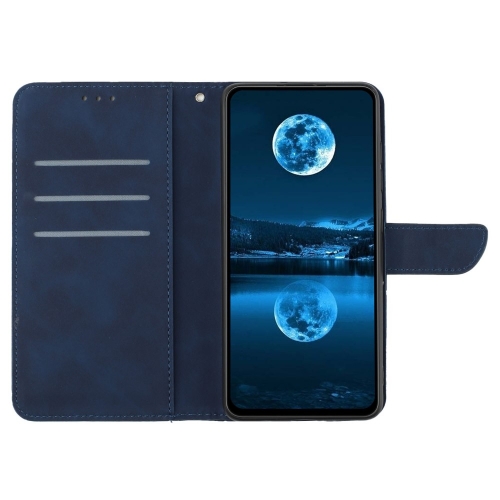 Калъф тефтер Wallet за Huawei Honor X6a, Син