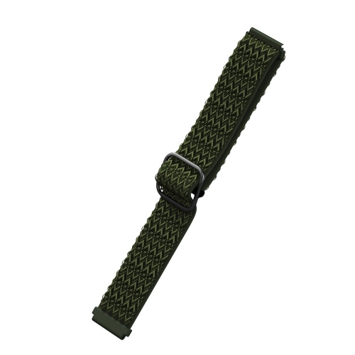 Универсална текстилна каишка за часовници Samsung Galaxy Watch3 45mm, Gear S3 Classic, 22mm, Зелен