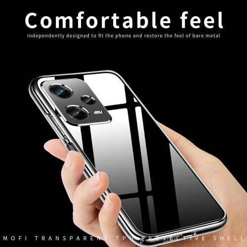 Силиконов калъф MOFI за Xiaomi Redmi Note 12 Pro Plus 5G, Прозрачен