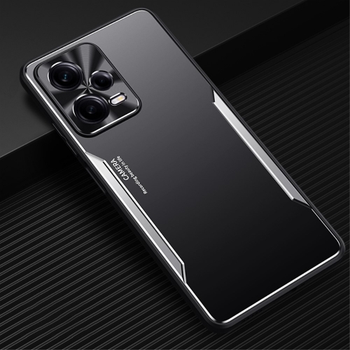 Удароустойчив калъф Aluminium Alloy за Xiaomi Redmi Note 12 Pro Plus 5G, Сребрист