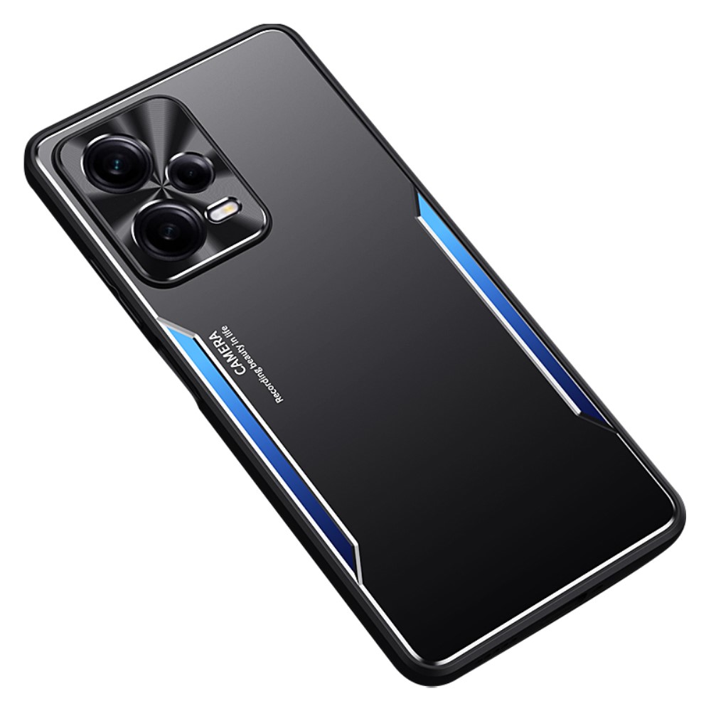 Удароустойчив калъф Aluminium Alloy за Xiaomi Redmi Note 12 Pro Plus 5G, Син