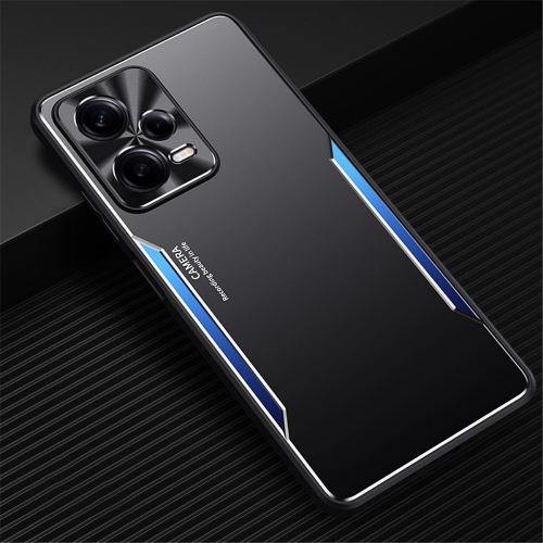 Удароустойчив калъф Aluminium Alloy за Xiaomi Redmi Note 12 Pro Plus 5G, Син