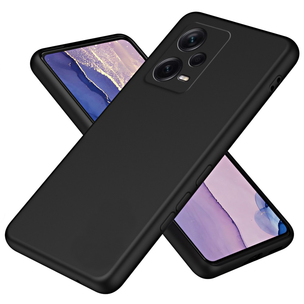 Силиконов калъф LUX за Xiaomi Redmi Note 12 Pro Plus 5G, Черен