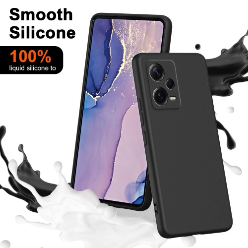 Силиконов калъф LUX за Xiaomi Redmi Note 12 Pro Plus 5G, Черен
