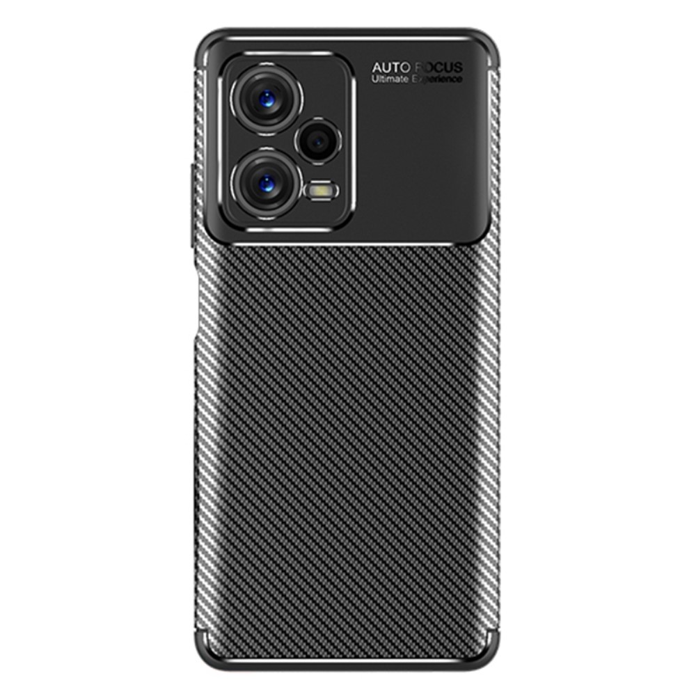 Силиконов Калъф Carbon за Xiaomi Redmi Note 12 Pro Plus 5G, Черен