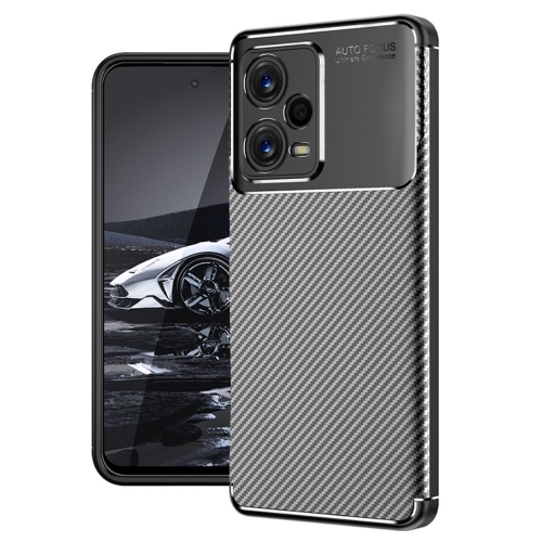 Силиконов Калъф Carbon за Xiaomi Redmi Note 12 Pro Plus 5G, Черен