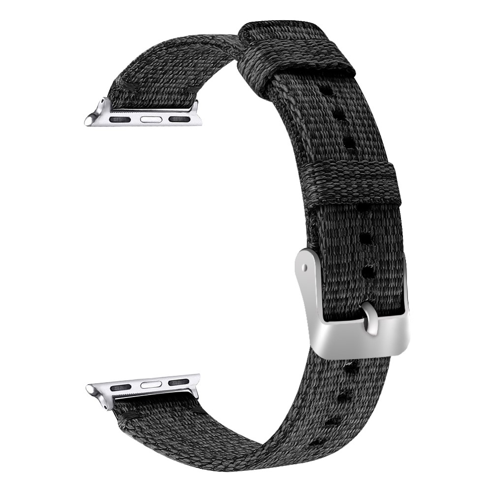 Каишка Classic Nylon Watch Strap за Apple Watch Series 8 45mm, Черен