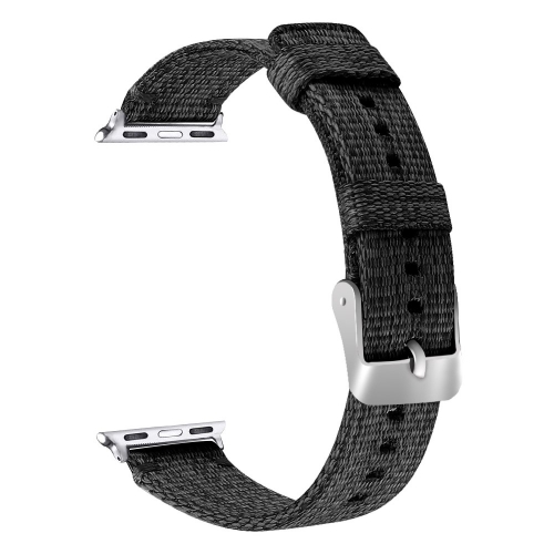 Каишка Classic Nylon Watch Strap за Apple Watch Series 8 45mm, Черен