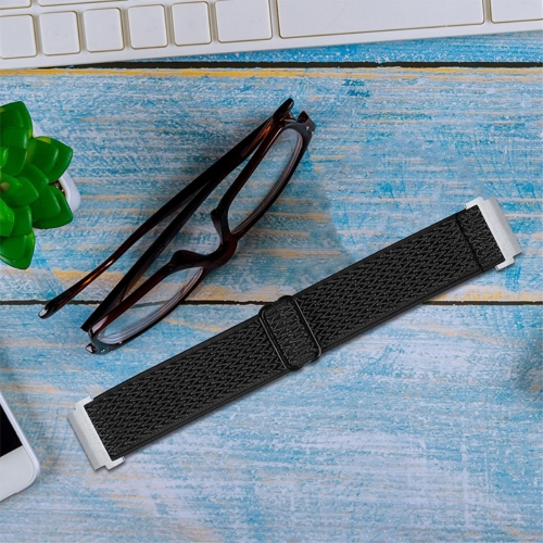 Универсална каишка Elastic за Samsung Galaxy Watch 46mm, Watch3 45mm, Черен