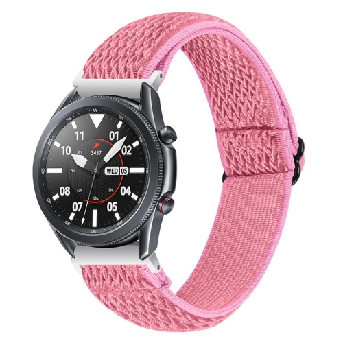 Универсална каишка Elastic за Samsung Galaxy Watch 46mm, Watch3 45mm, Розов