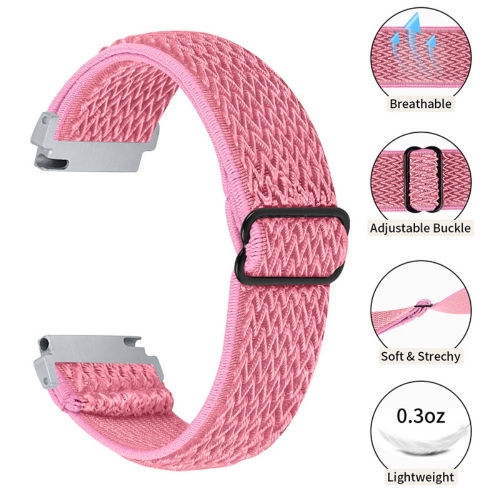Универсална каишка Elastic за Samsung Galaxy Watch 46mm, Watch3 45mm, Розов