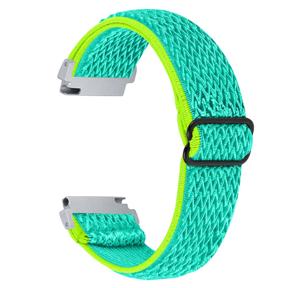Универсална каишка Elastic за Samsung Galaxy Watch 46mm, Watch3 45mm, Жълт-Зелен