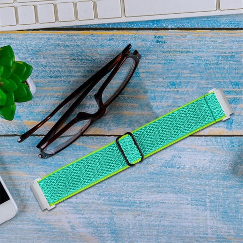 Универсална каишка Elastic за Samsung Galaxy Watch 46mm, Watch3 45mm, Жълт-Зелен