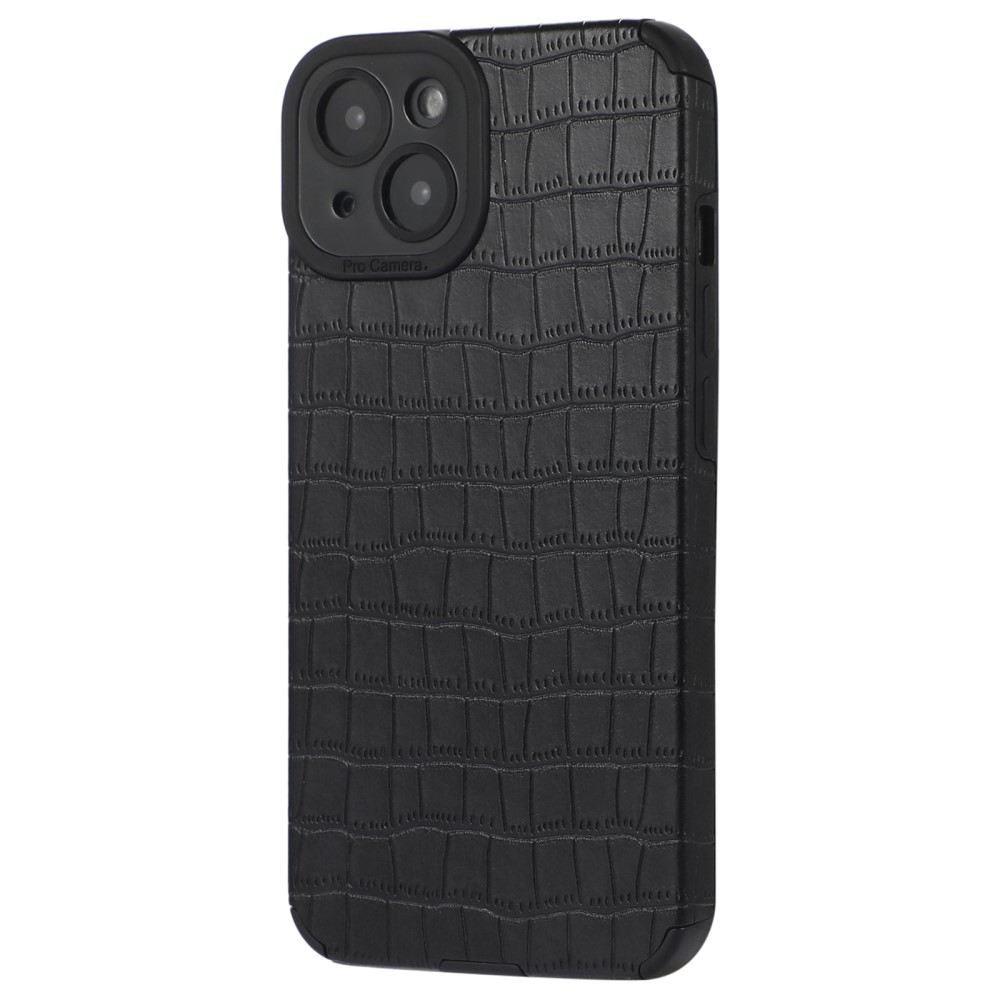 Силиконов калъф за iPhone 15, Черен