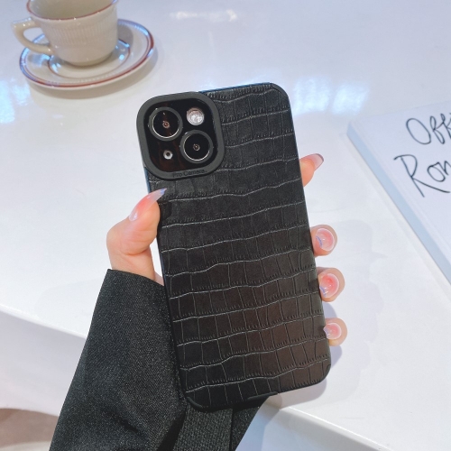 Силиконов калъф за iPhone 15, Черен