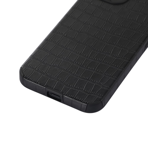Силиконов калъф за iPhone 15, Черен