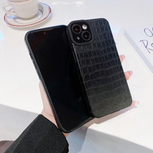 Силиконов калъф за iPhone 15, Черен