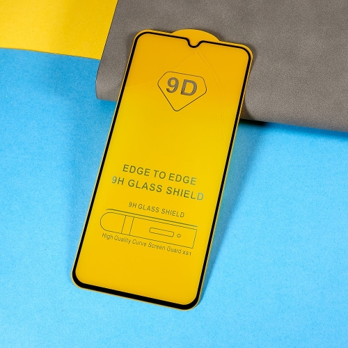 Стъклен Протектор 5D Full Glue за Huawei Honor X7a, Черен