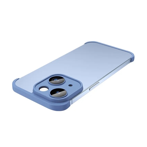 Бъмпер Bumper с протектор за камера за iPhone 15, Син