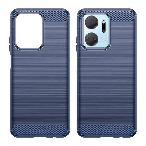 Силиконов Калъф Carbon за Huawei Honor X7a 5G, Син