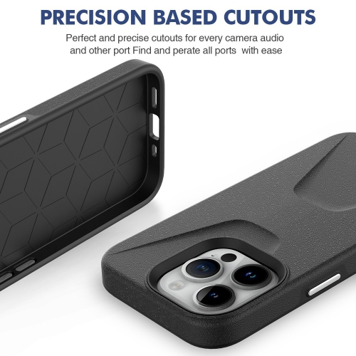 Удароустойчив калъф Shockproof за iPhone 15 Pro, Черен