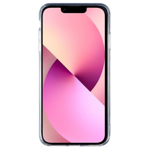Силиконов калъф Marble Pattern IMD за iPhone 15, Розов-Син