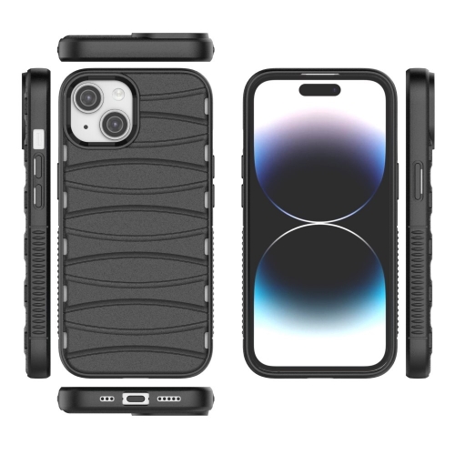 Силиконов калъф BIBERCAS за iPhone 15, Черен