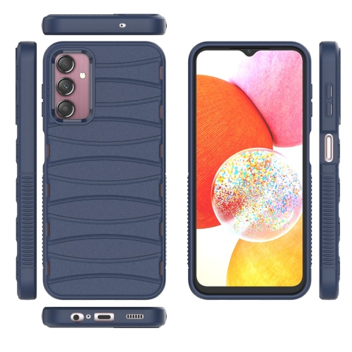 Силиконов калъф BIBERCAS за Samsung Galaxy A14, Син