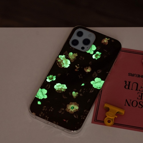 Силиконов калъф Noctilucent за iPhone 15 Pro Max, Светещи Рози