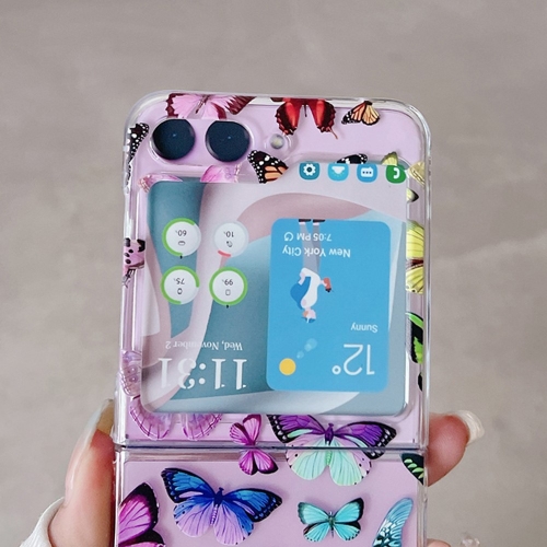 Пластмасов калъф за Samsung Galaxy Z Flip 5 5G, Пеперуди
