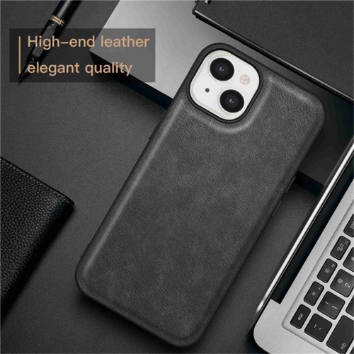 Удароустойчив калъф Slim-Fit Retro за iPhone 15, Черен