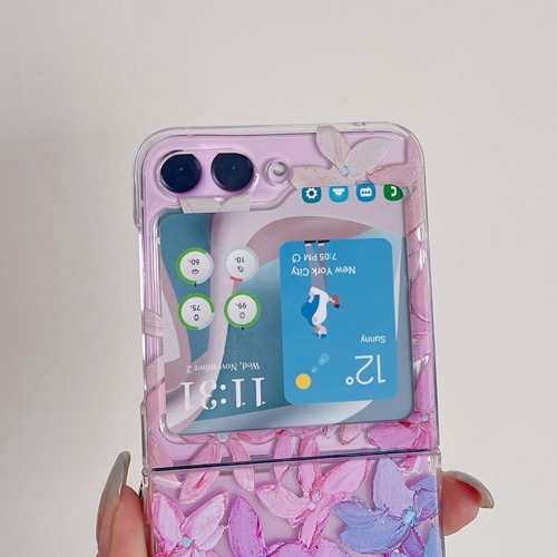 Пластмасов калъф за Samsung Galaxy Z Flip 5 5G, Цветя