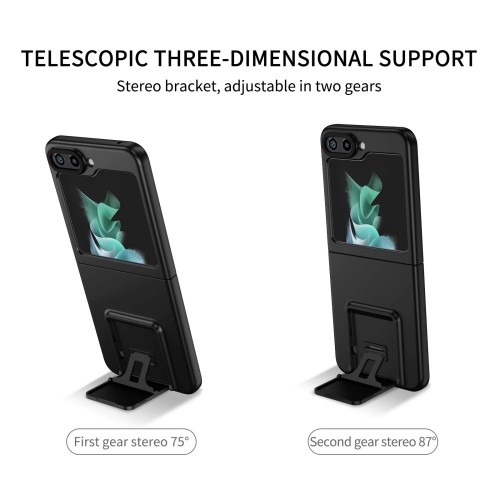 Калъф с поставка Hard Cover за Samsung Galaxy Z Flip5 5G, Черен